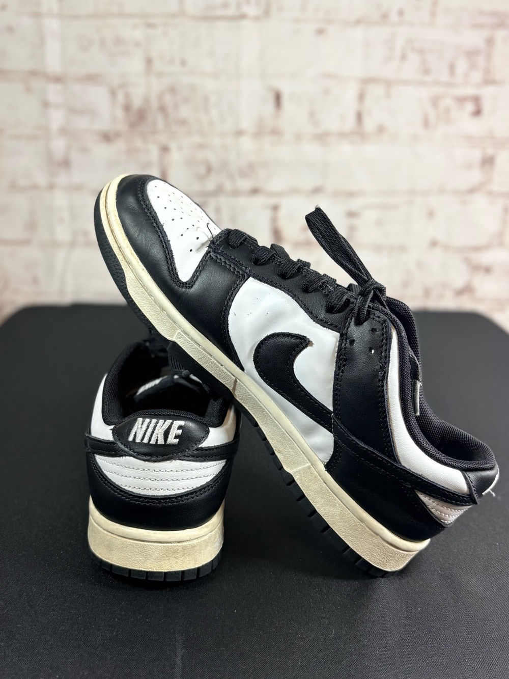 Nike Black and White Low-Top Sneakers